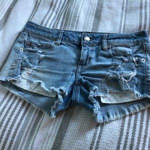 American Eagle Super Low Denim Shortie W's 4